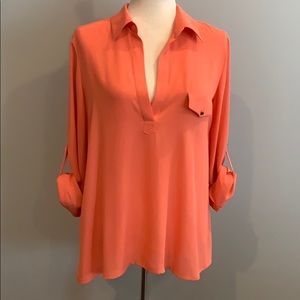 Coral blouse, S